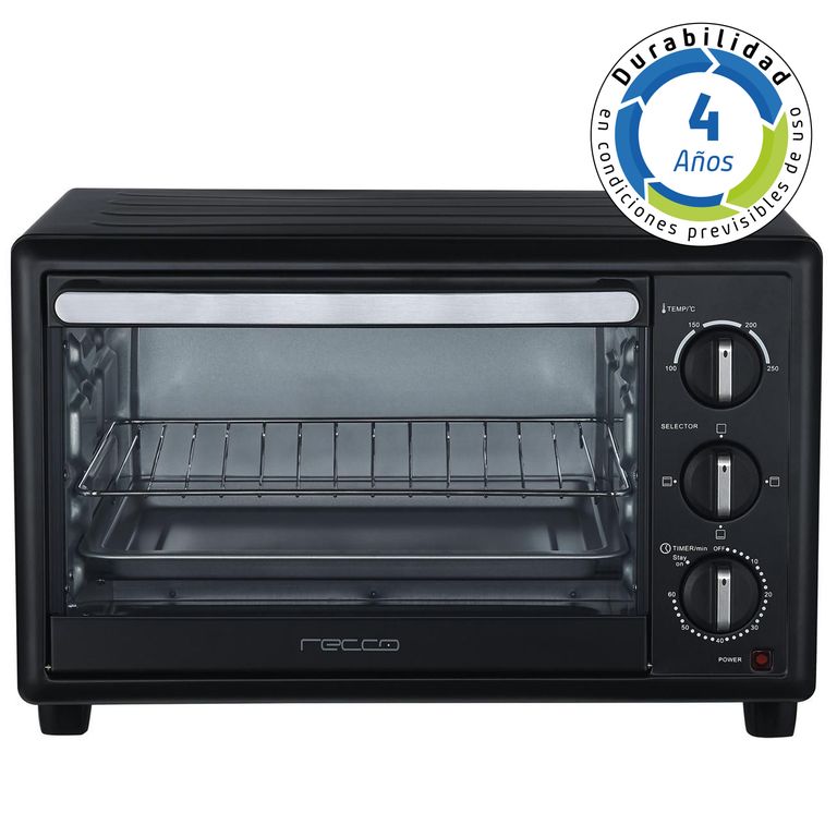 RECCO Horno Eléctrico 30 Litros RHE-SCALDA3CL