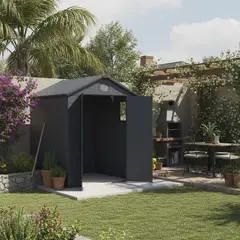 ERGO - Bodega para jardín AVE D1 Gris 226x190x192 cm