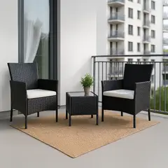 JUST HOME COLLECTION - Juego de balcón Arles 3 piezas