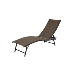 JUST HOME COLLECTION - Reposera Jersey Metal Chocolate