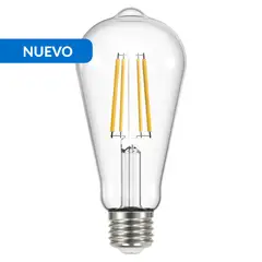 DAIRU - Pack 2 Ampolletas Led Fil 5 W E27 600 lm Luz Neutro