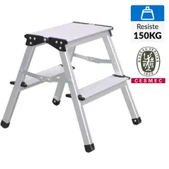 BAUKER - Piso De paso Aluminio 0.41 m 2 Peldaños