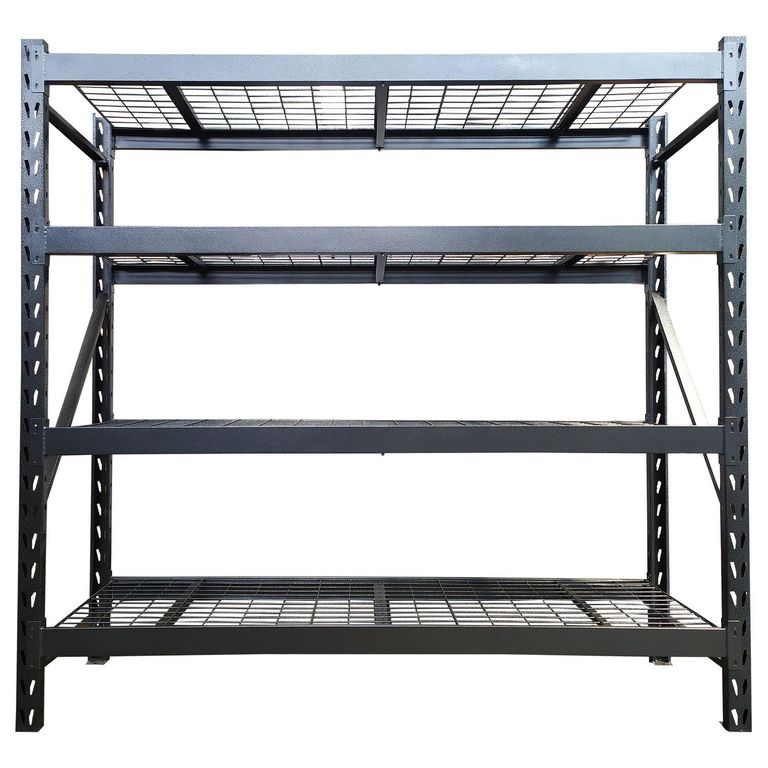 Estante Heavy Duty Acero 4 Nivel(es) 183x196x61 cm Plateado