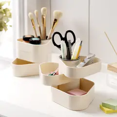 JUST HOME COLLECTION - Organizador Escritorio Tres Niveles Multifuncional