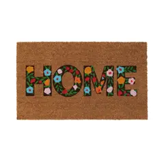 JUST HOME COLLECTION - Limpiapies Home Flor 45x75 cm Multicolor