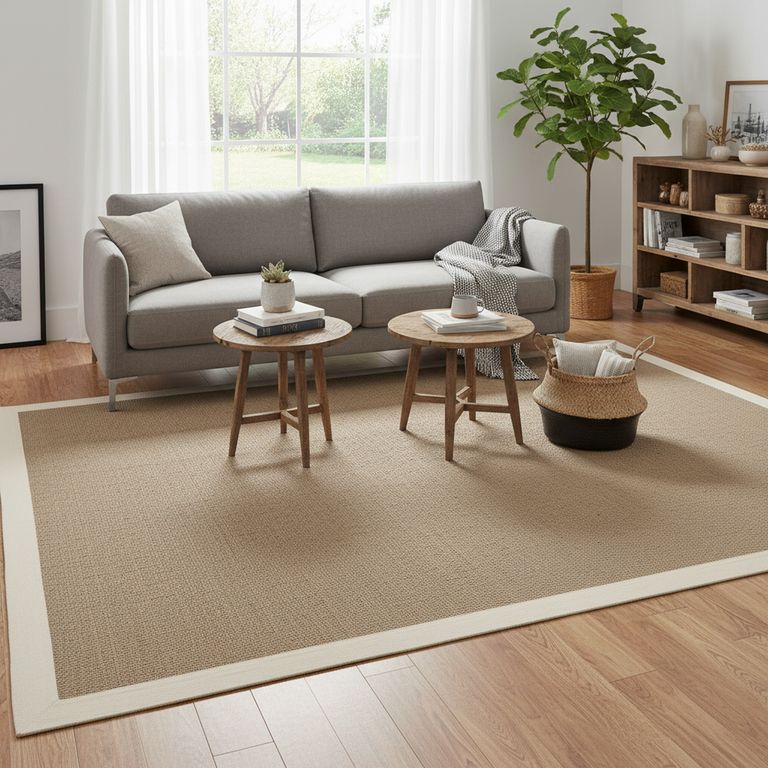 Alfombra Yute 200x290 cm Yute Natural