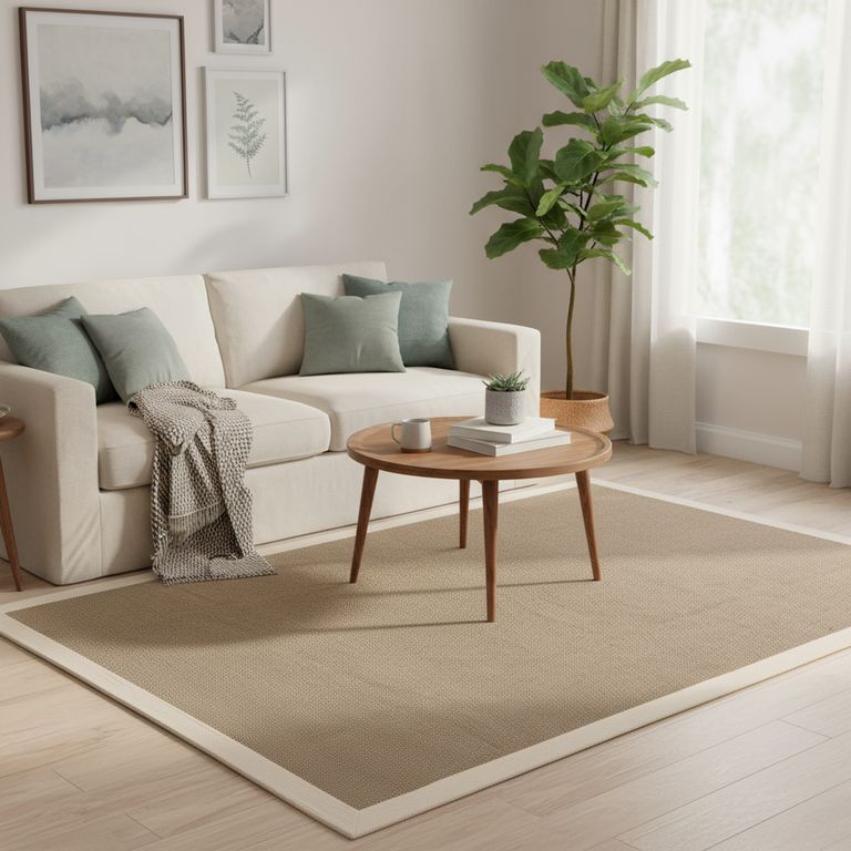 Alfombra Yute 120x170 cm Yute Natural