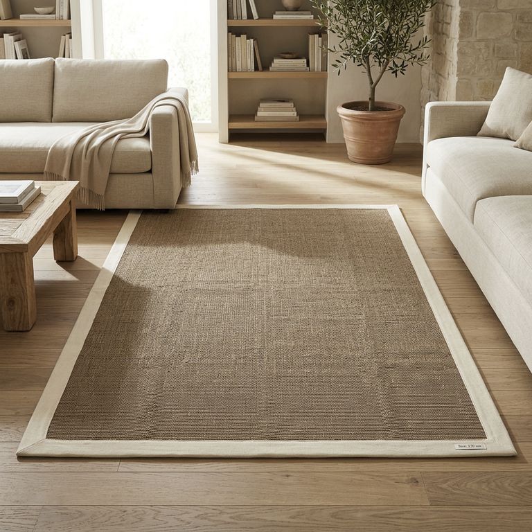 Alfombra Yute 160x230 cm Yute Natural
