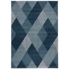 JUST HOME COLLECTION - Alfombra Elle geo 120x170 cm Azul