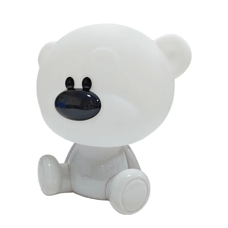 Lámpara de Escritorio Oso Espantacuco Blanco 17.5X24.5 cm