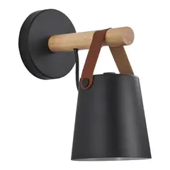 JUST HOME COLLECTION - Aplique Nord 1l e27 Negro
