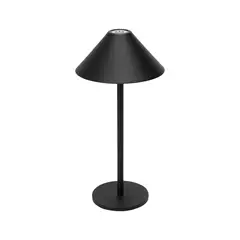 JUST HOME COLLECTION - Lámpara Escritorio Led Gorro Recargable Negro