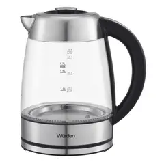 WURDEN - Hervidor 1.7 Litros Plata; Transparente K782XD