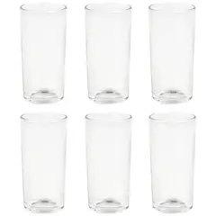 CASA BONITA - Juego 6 Vasos 250 ml Económico