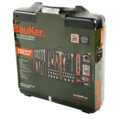 BAUKER - Set herramientas manuales 250 piezas