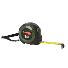 BAUKER - Huincha de medir 5 metros fibra de vidrio