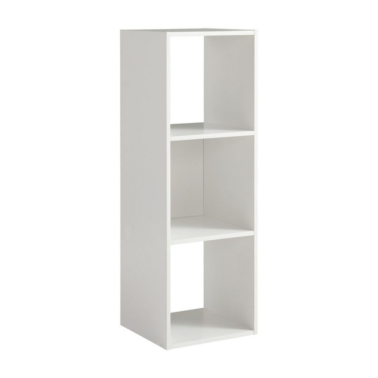 Librero MDF 4 Nivel(es) 30.8x90x30 cm Blanco