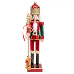 DEAR SANTA - Cascanueces Verde/Rojo 60 cm