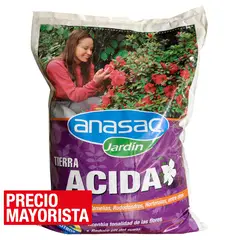 ANASAC - Tierra Acida para Jardín 25 litros saco