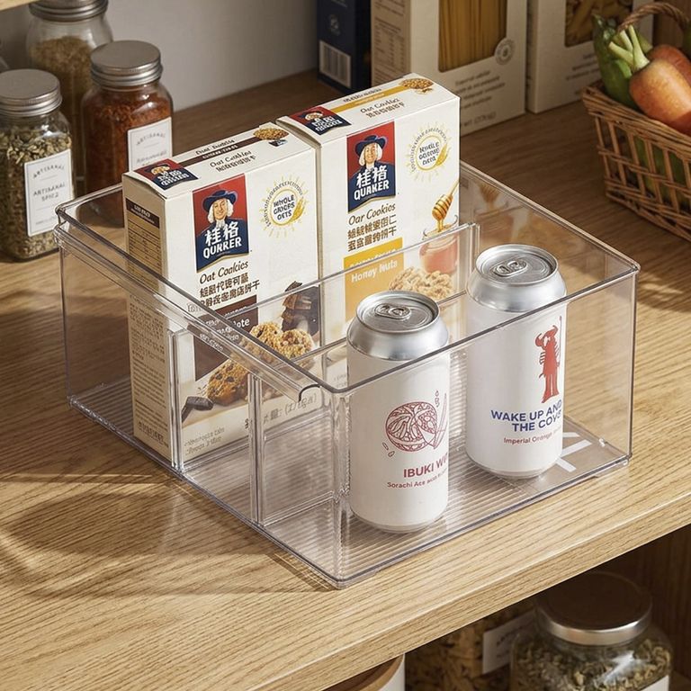 Caja organizadora transparente 30,5x26,9x15 cm