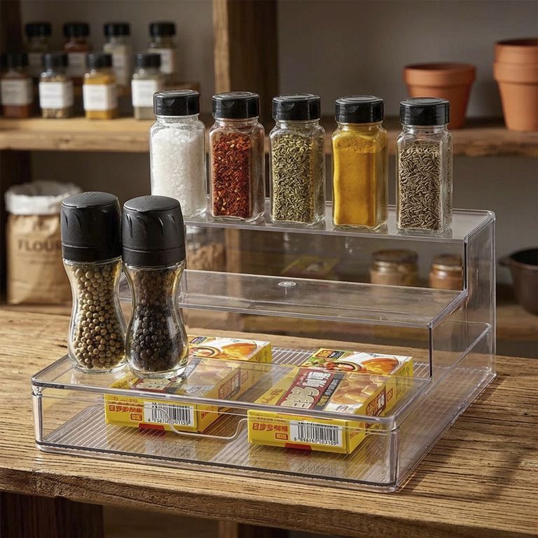 Organizador de especieros 3 niveles 26,7x26,7x13 cm