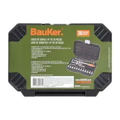 BAUKER - Set herramientas mecánicas 36 piezas