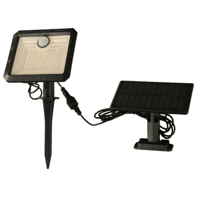 Estaca Solar con Panel móbil IP44 300 lúmenes Luz Fría