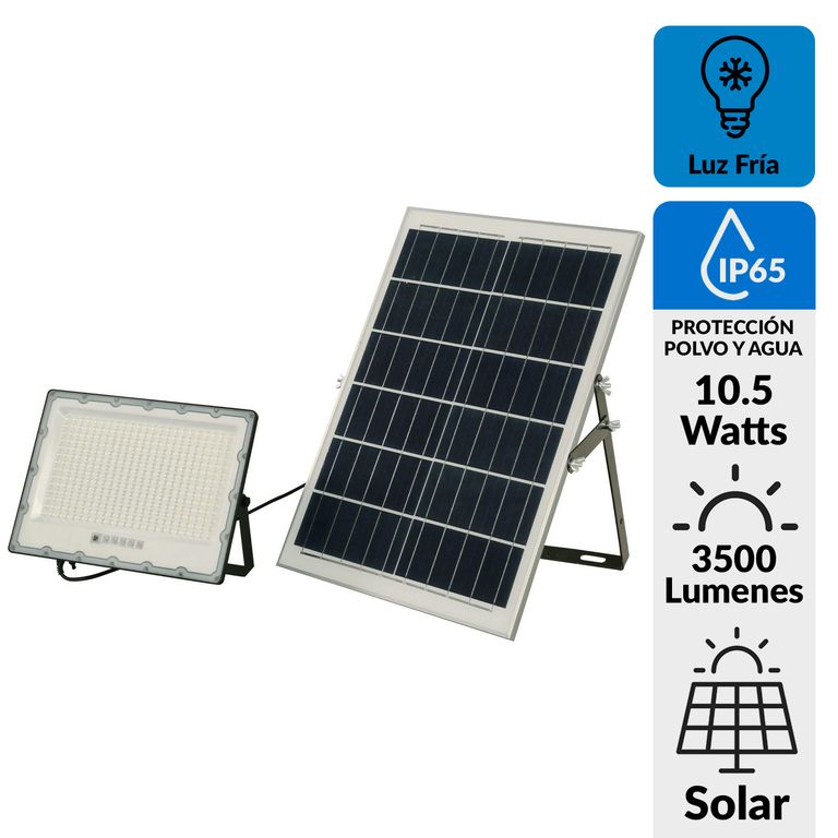 Reflector Solar Top 10.5 W IP 65 3500 lm Luz Fría