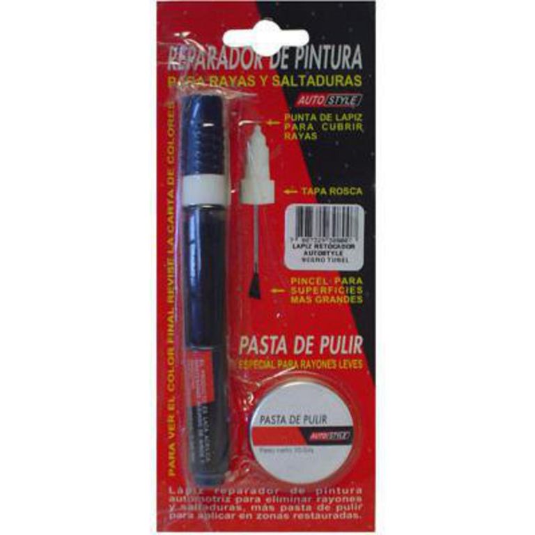 Reparador de pintura para auto negro