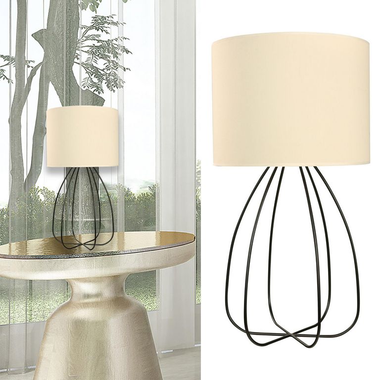 Lámpara Mesa Salieri 1 Luz E27 Negro