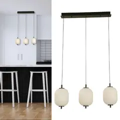 JUST HOME COLLECTION - Lámpara Colgante Metal Negro