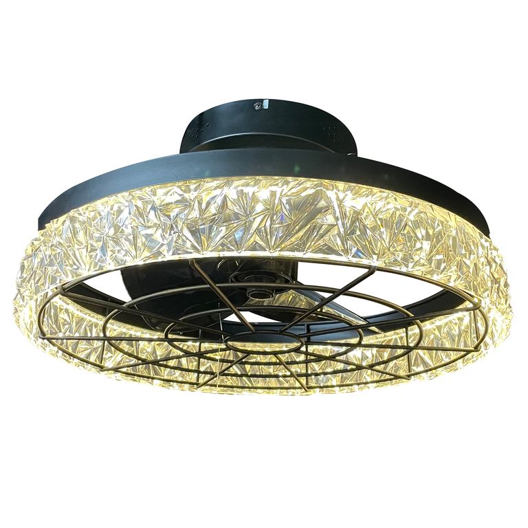 Ventilador de Techo Negro 3 Aspas