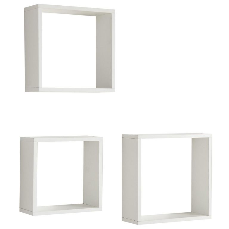 Repisa Cubo 3 Nivel(es) 30x24x27 cm Blanco