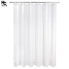 JUST HOME COLLECTION - Forro Cortina Baño con Argollas 178x180 cm Frost