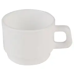 CASA BONITA - Tazón 190 ml Vidrio Opal Blanco