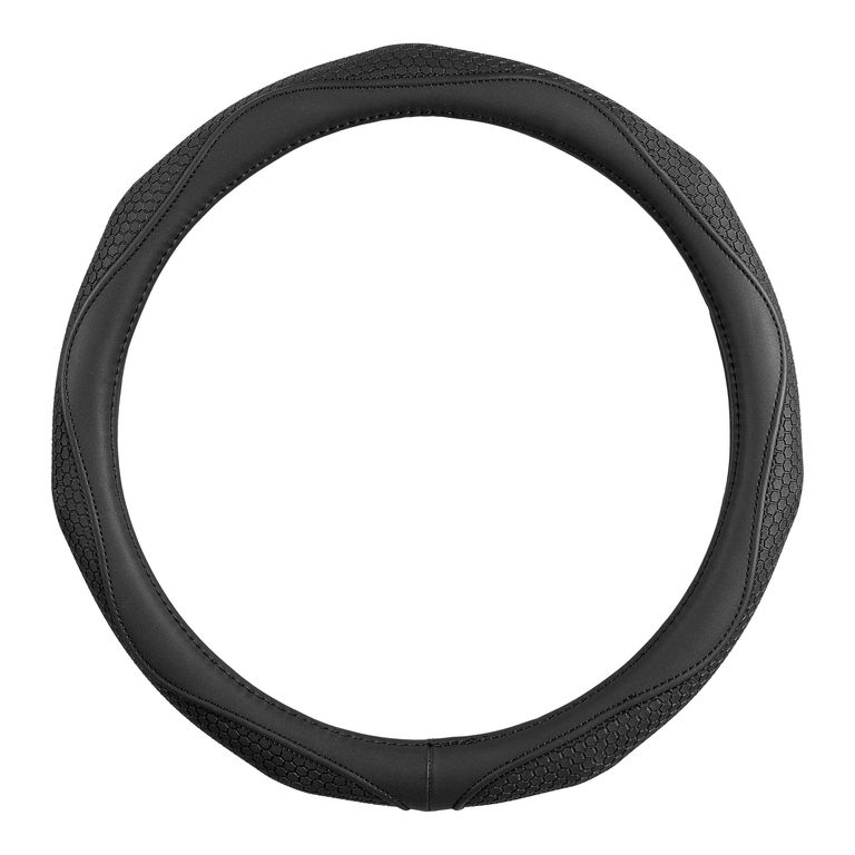 Cubre volante Ecocuero 38 cm Negro
