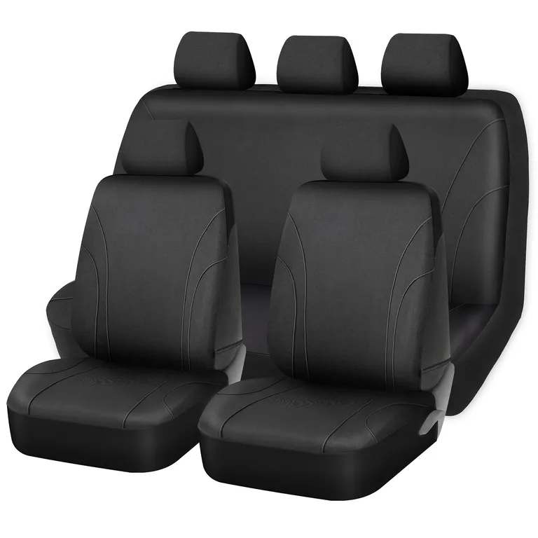 Cubre Asiento Universal Negro para 9 Personas