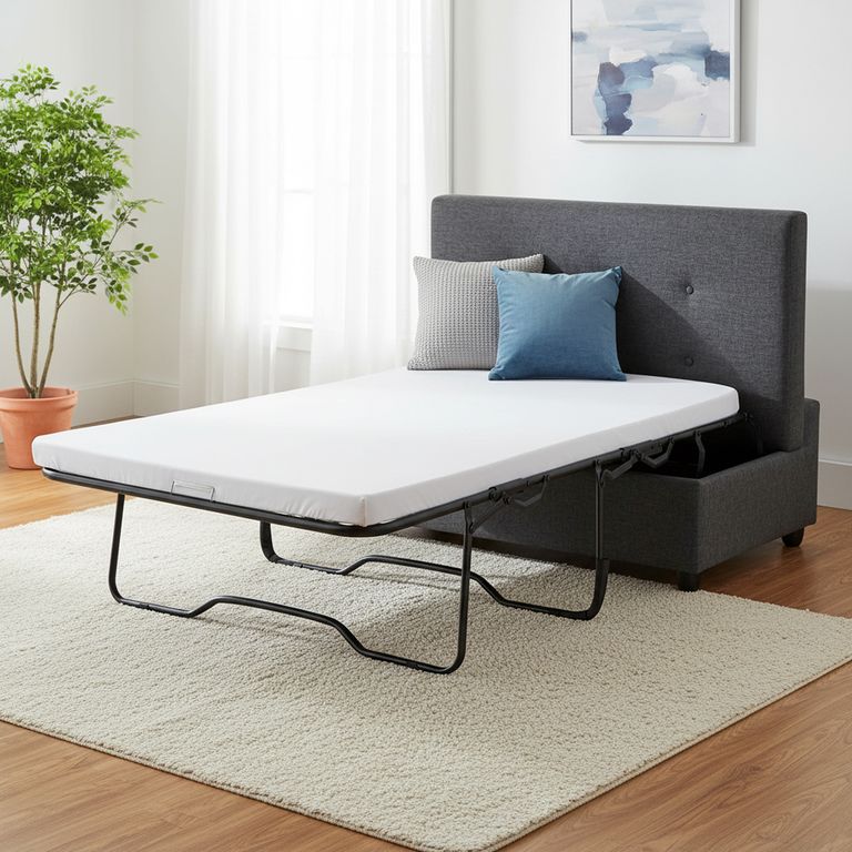 Banqueta Cama Chaise Gris 118x77x43 cm