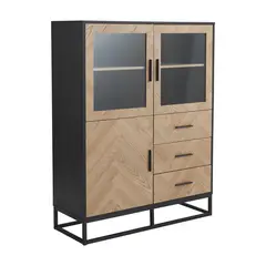 JUST HOME COLLECTION - Vitrina Santa Cruz 104x40x135 cm