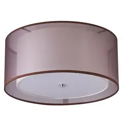 JUST HOME COLLECTION - Lámpara Techo Metal Café/Marrón 40 cm