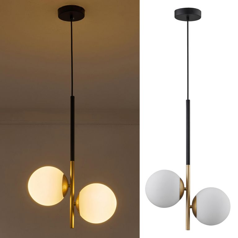 Lámpara Colgante Metal Negro
