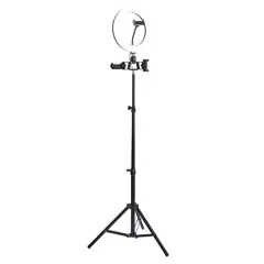 JUST HOME COLLECTION - Lámpara de Pie Stream Negro 60x160 cm