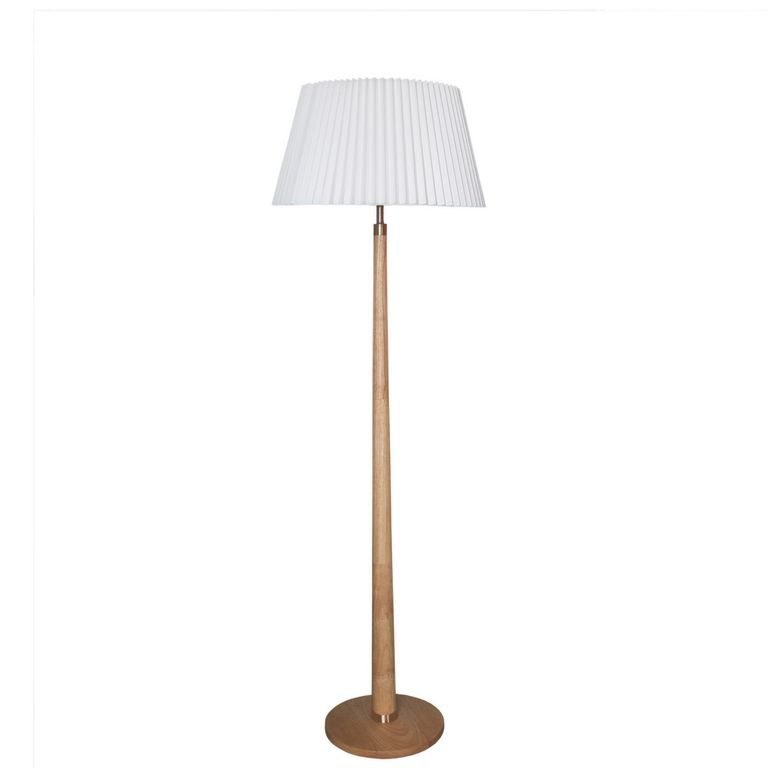 Lámpara de Pie Clásica 155 cm Madera