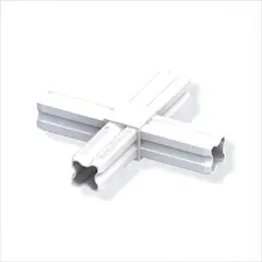 ALFER - Conector Cruz 23,5 Mm Blanco