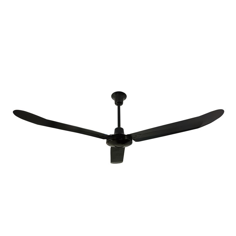 Ventilador Techo 56P 3 Aspas S/L Negro