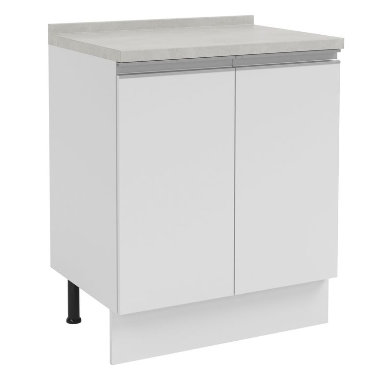 Mueble de Cocina Base 2 Puertas con Cubierta 70 cm Atlas
