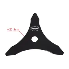 BAUKER - Cuchilla Desbrozadora 3 Triángulos 255X2. 0 Cm Para Orilladora