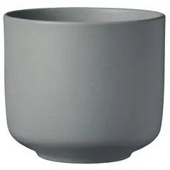 SK - Macetero de Cerámica 13x12 cm Gris