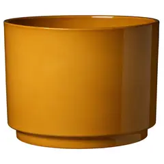 SK - Macetero Oslo de Cerámica 19x19 cm Mostaza