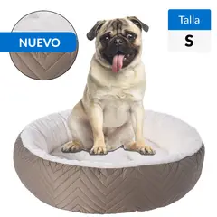 PETIZOOS - Cama Redonda para Perro 13x50x50 cm Café